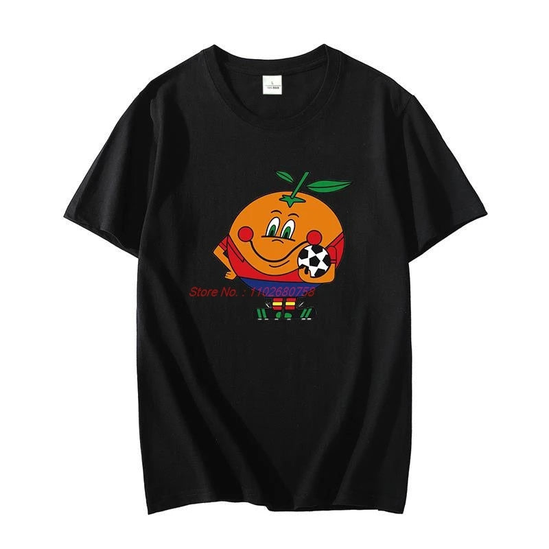 Classic graphic t shirts Spain 82 Cotton Oversized t-shirt short sleeve t-shirts Summer Harajuku O-neck T-shirt Men's clothing
