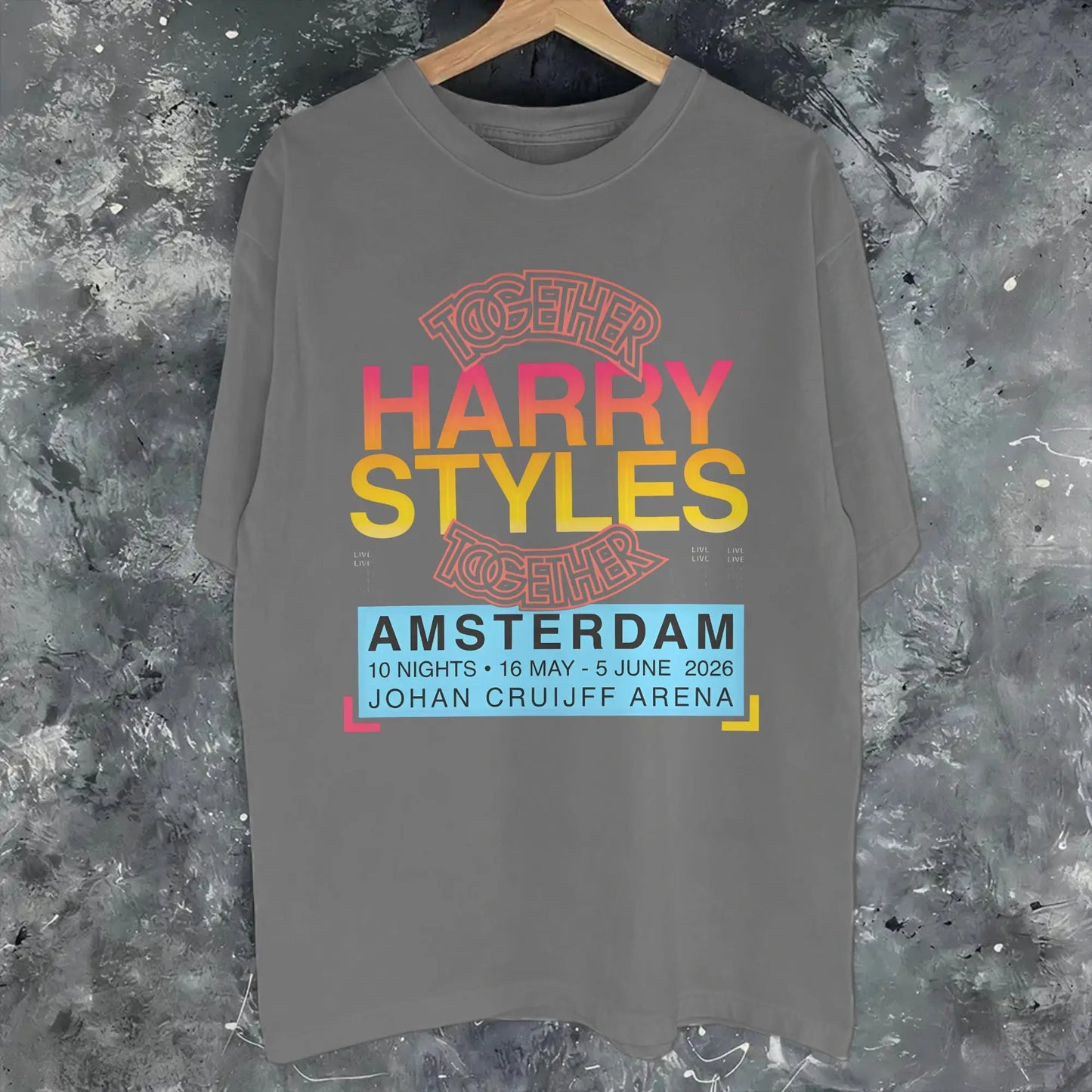 Graphic Printing Harrys Styles we belong Together 2026 T Shirt For Unisex  Cotton Tee Shirt Short Sleeve Clothing