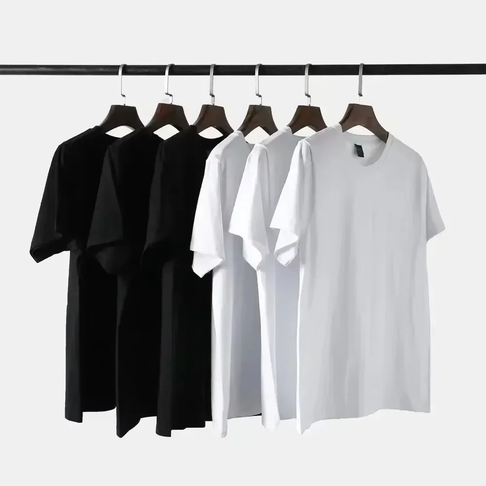 2026 Summer Graphics Logo Print Patta T Shirts Tee High Quality Cotton Black White Loose Top Casual Couple T-Shirt For Men Women