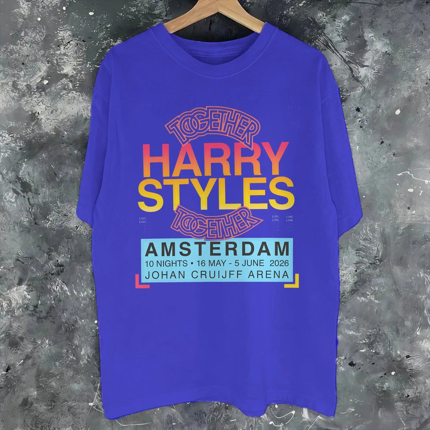 Graphic Printing Harrys Styles we belong Together 2026 T Shirt For Unisex  Cotton Tee Shirt Short Sleeve Clothing