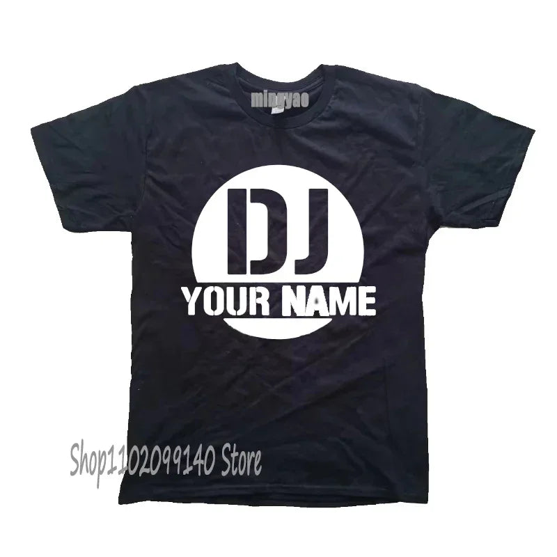 Retro Dj Headphones T Shirt Graphic Streetwear Short Sleeve O-Neck Harajuku Music Techno T-shirt Funny Men Clothing for Ladies