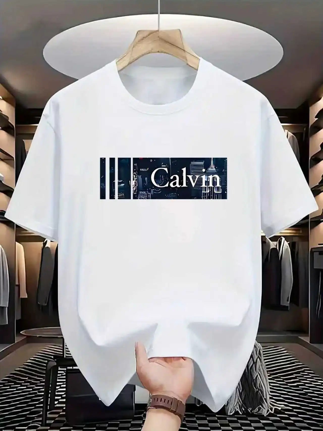 Men's Graphic T-Shirts - Casual crew neck, short sleeves, summer essentials, fashionable prints, comfortable clothing | Modern