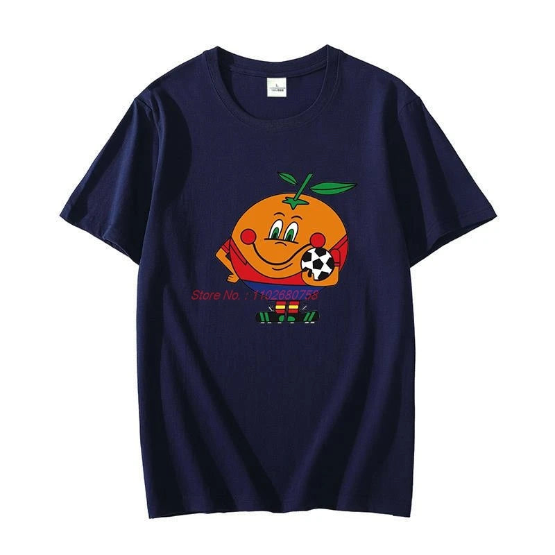 Classic graphic t shirts Spain 82 Cotton Oversized t-shirt short sleeve t-shirts Summer Harajuku O-neck T-shirt Men's clothing