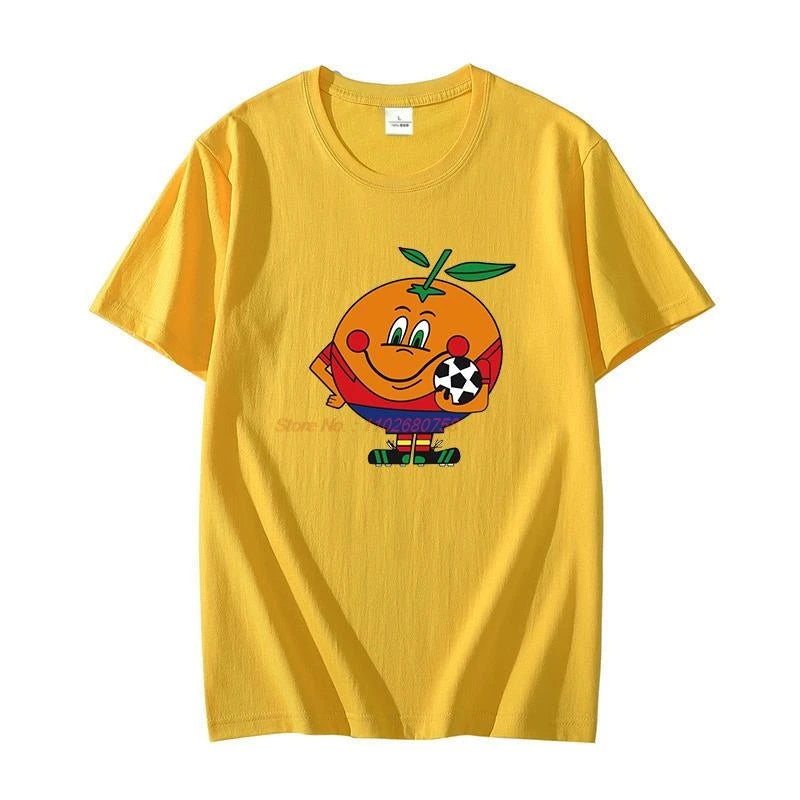 Classic graphic t shirts Spain 82 Cotton Oversized t-shirt short sleeve t-shirts Summer Harajuku O-neck T-shirt Men's clothing