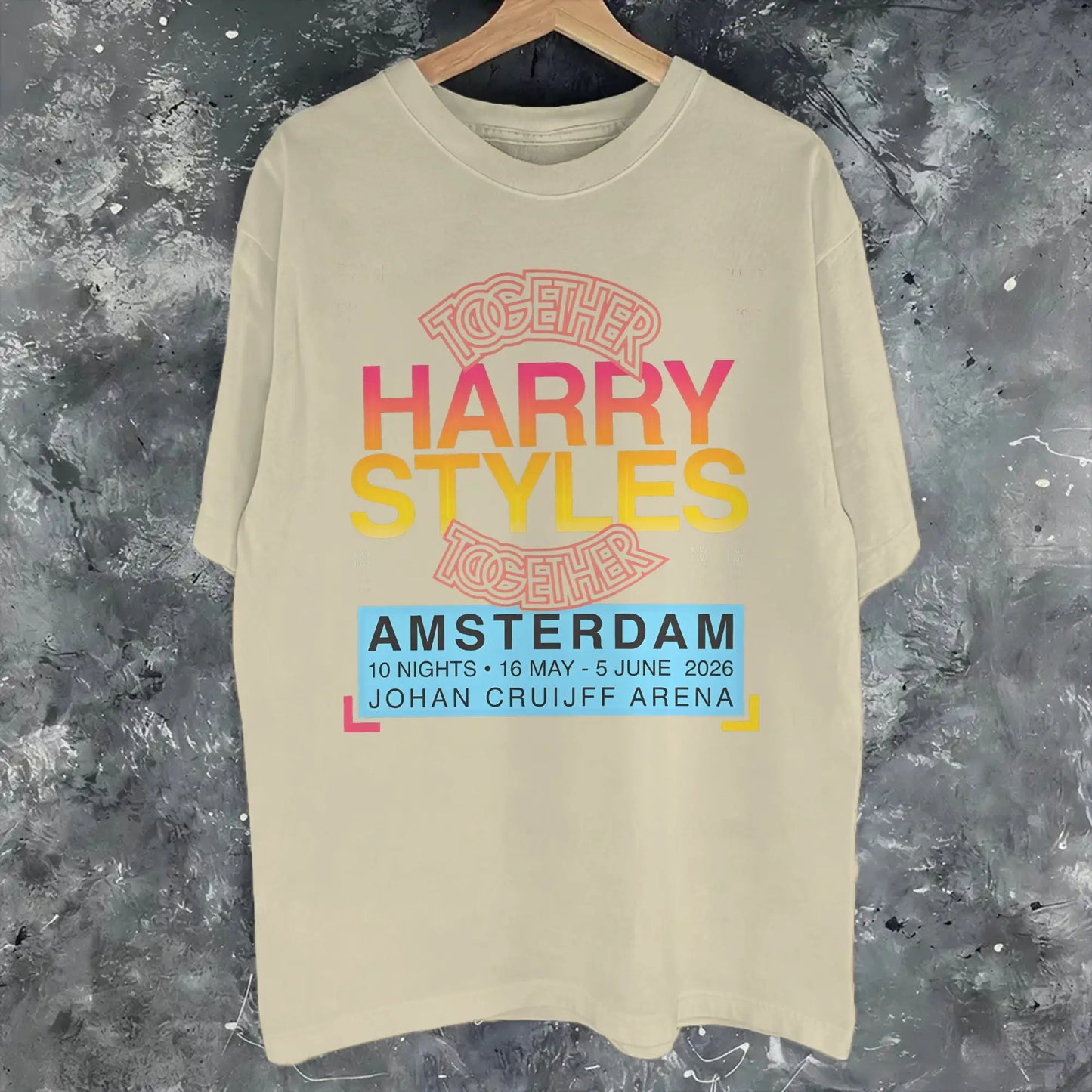 Graphic Printing Harrys Styles we belong Together 2026 T Shirt For Unisex  Cotton Tee Shirt Short Sleeve Clothing