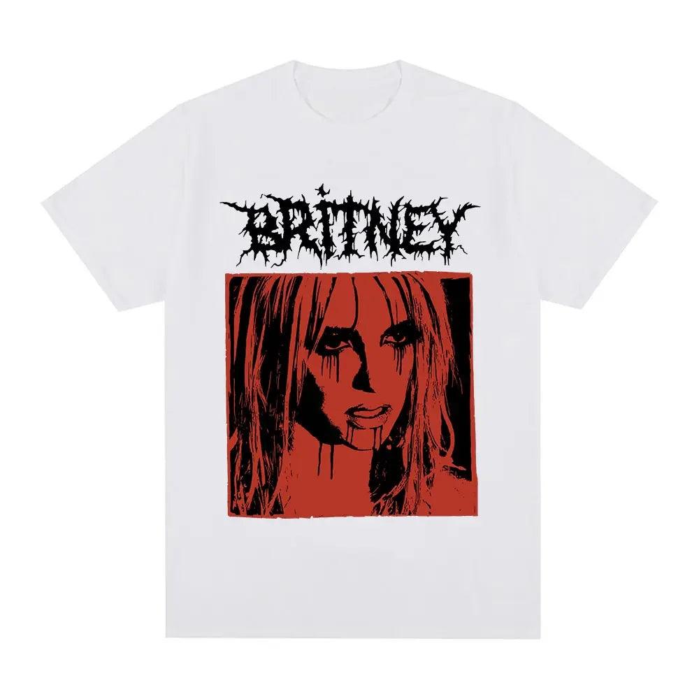 Graphic T-shirt  Women Fashion Hip Hop T Shirts Harajuku Vintage  Sleeve Tee Shirt women clothes goth y2k tops