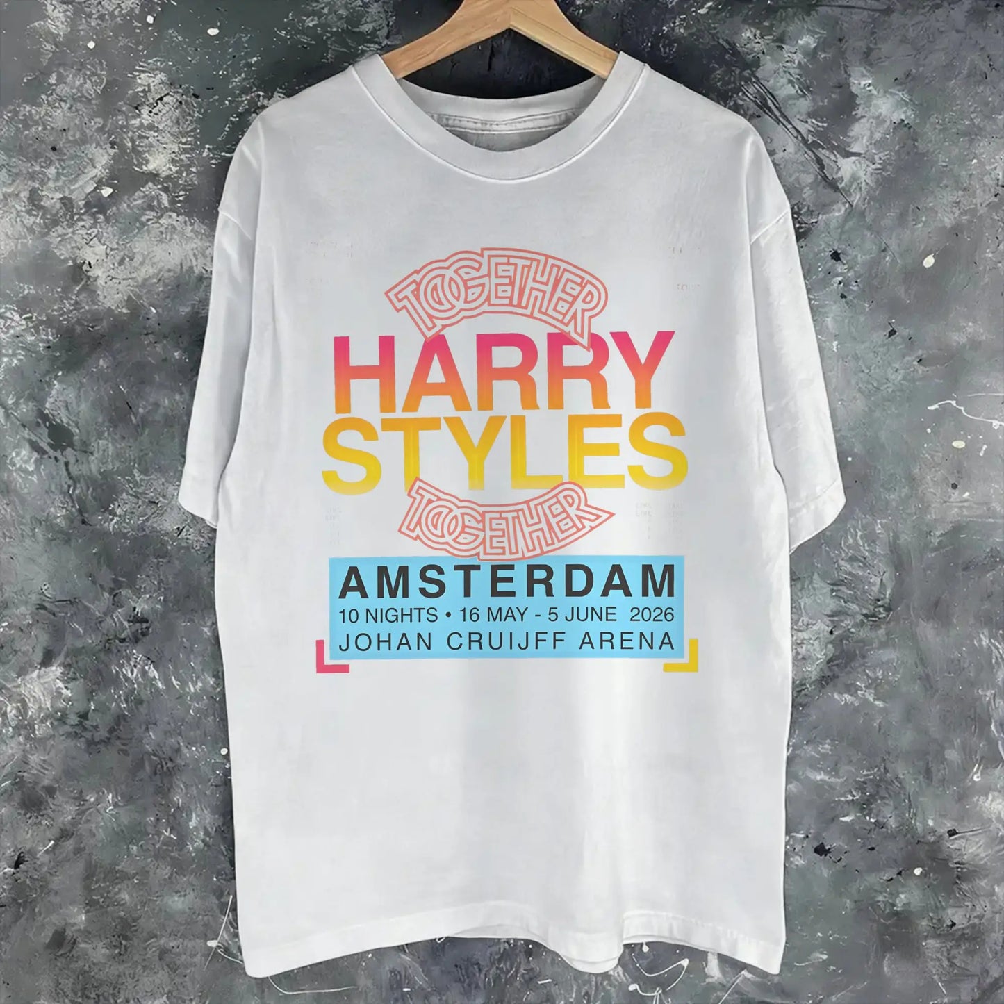 Graphic Printing Harrys Styles we belong Together 2026 T Shirt For Unisex  Cotton Tee Shirt Short Sleeve Clothing