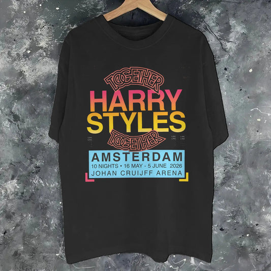 Graphic Printing Harrys Styles we belong Together 2026 T Shirt For Unisex  Cotton Tee Shirt Short Sleeve Clothing