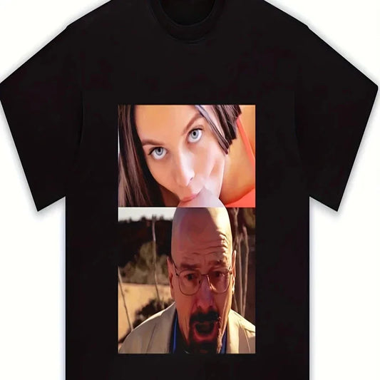 Men'S Women'S TV Show Graphic T-Shirt White Crew Neck Short Sleeve Casual Tee Iconic Character Print Unisex Tee for Fans