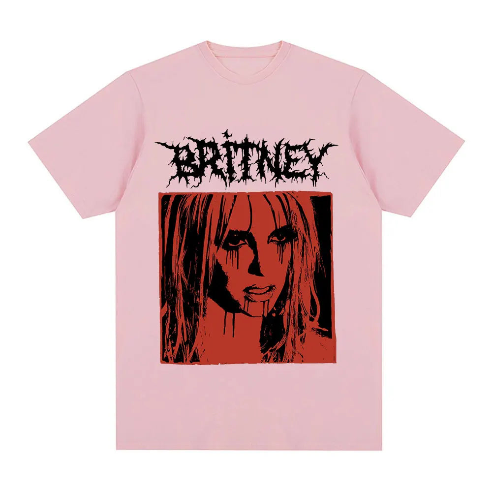 Graphic T-shirt  Women Fashion Hip Hop T Shirts Harajuku Vintage  Sleeve Tee Shirt women clothes goth y2k tops