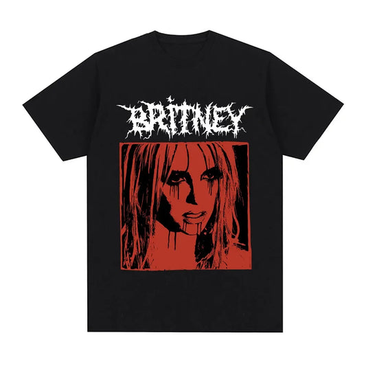 Graphic T-shirt  Women Fashion Hip Hop T Shirts Harajuku Vintage  Sleeve Tee Shirt women clothes goth y2k tops