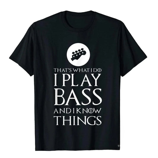 Graphic T Shirts I Play Bass Funny Bass Guitar T Shirt Gift Tee Tops T Shirt Discount Comfortable Tight Men Summer Clothes
