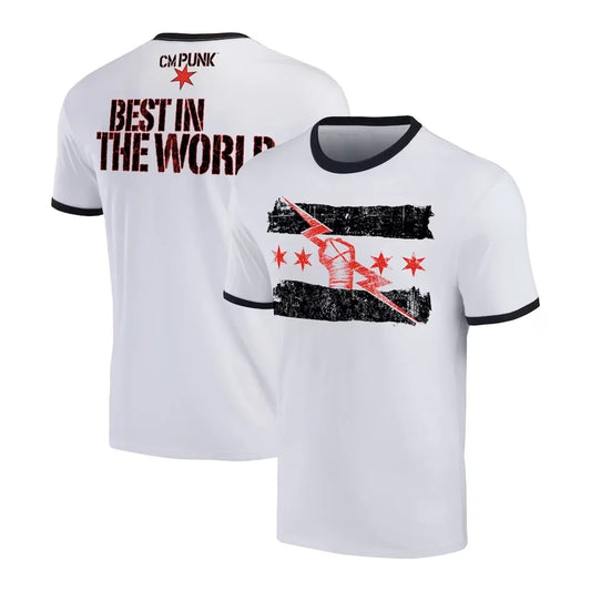 Men Graphic T Shirt Wrestling Style Short Sleeve Streetwear Casual Gym Fitness Tee Printed Summer Sports Top