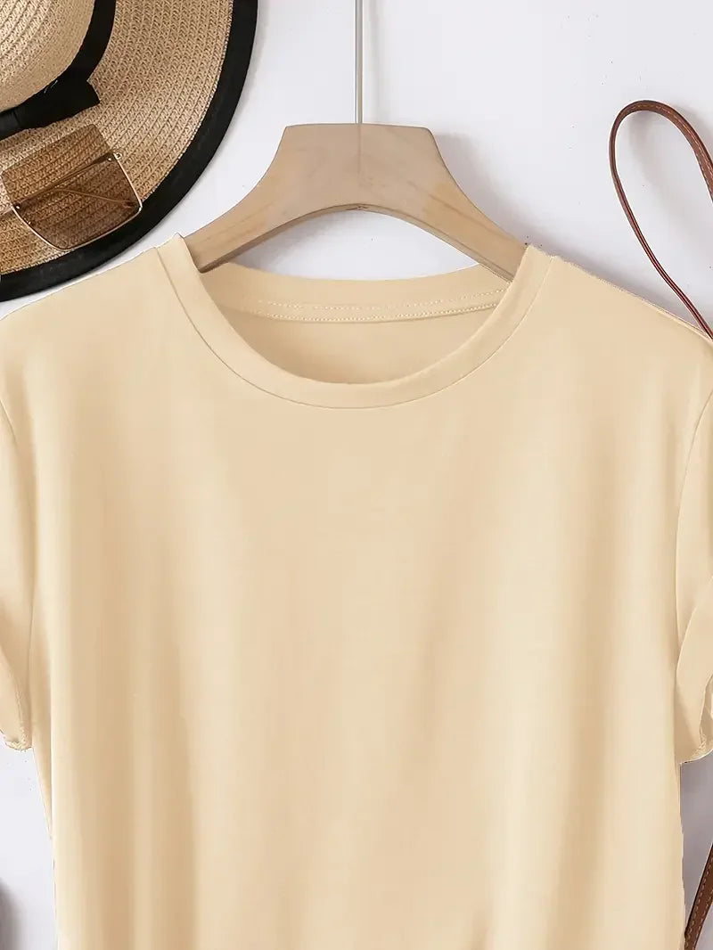 Graphic Vintage Female T Shirt Painting of A Horse Graphic Pattern Printed Casual Round Neck T-Shirt Women Clthing