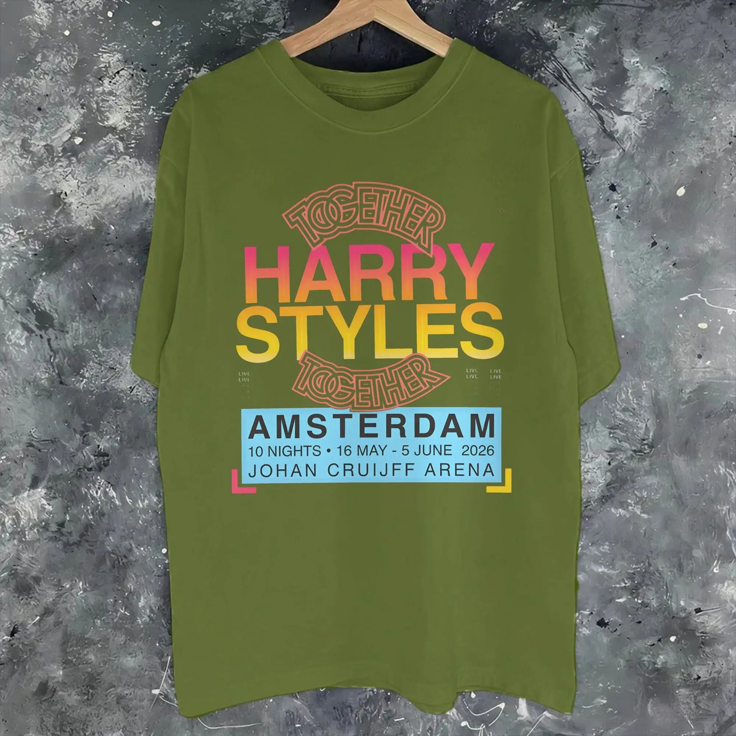 Graphic Printing Harrys Styles we belong Together 2026 T Shirt For Unisex  Cotton Tee Shirt Short Sleeve Clothing